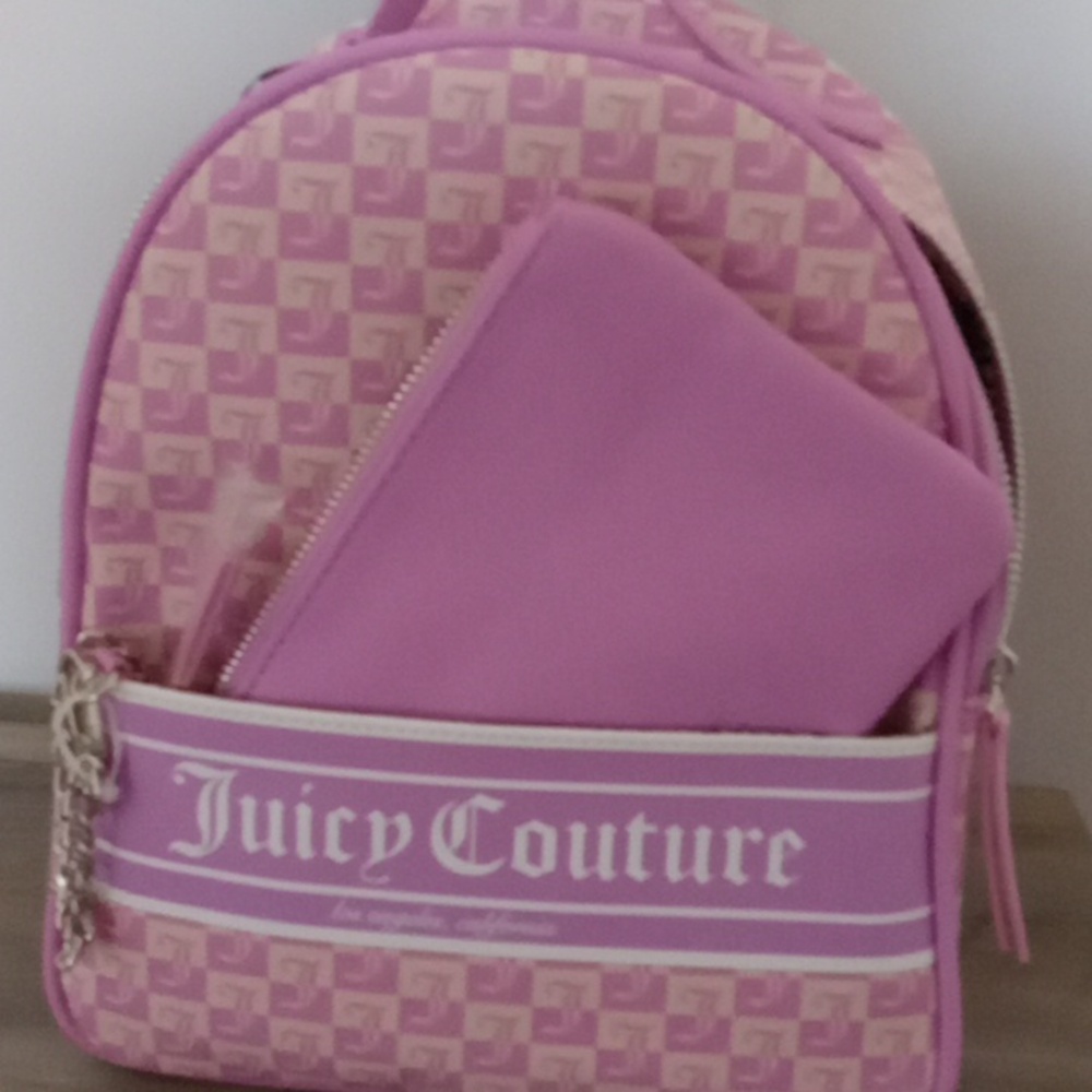 Juicy Couture Violet Logo Backpack - Picture 6 of 7